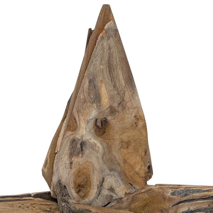 Christmas Star Brown 59.5 x 18 x 74 cm Solid Teak Wood