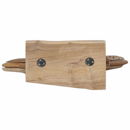 Christmas Star Brown 59.5 x 18 x 74 cm Solid Teak Wood