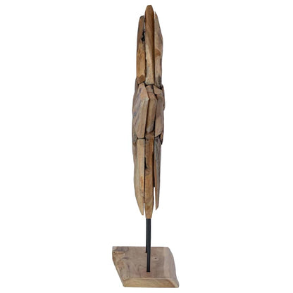 Christmas Star Brown 59.5 x 18 x 74 cm Solid Teak Wood