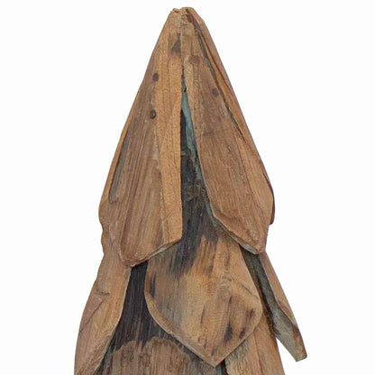 Christmas Tree with Stand Brown 50 cm Solid teak wood