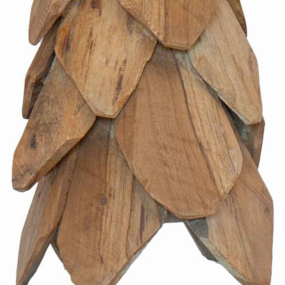 Christmas Tree with Stand Brown 50 cm Solid teak wood