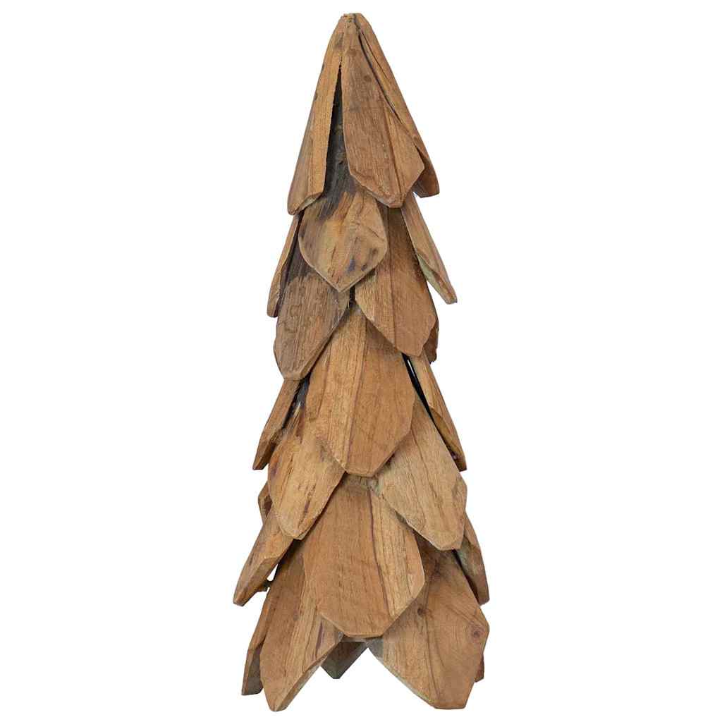 Christmas Tree with Stand Brown 50 cm Solid teak wood