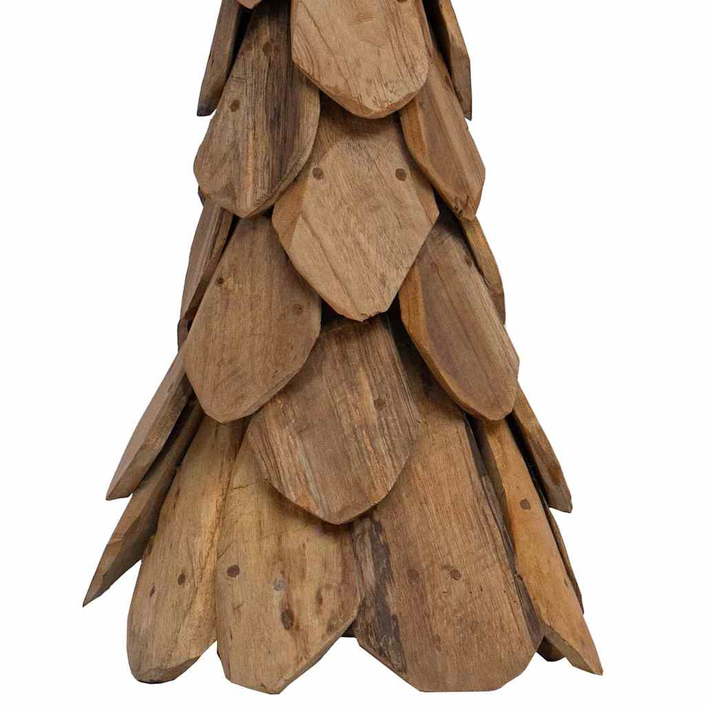 Christmas Tree with Stand Brown 110 cm Solid teak wood