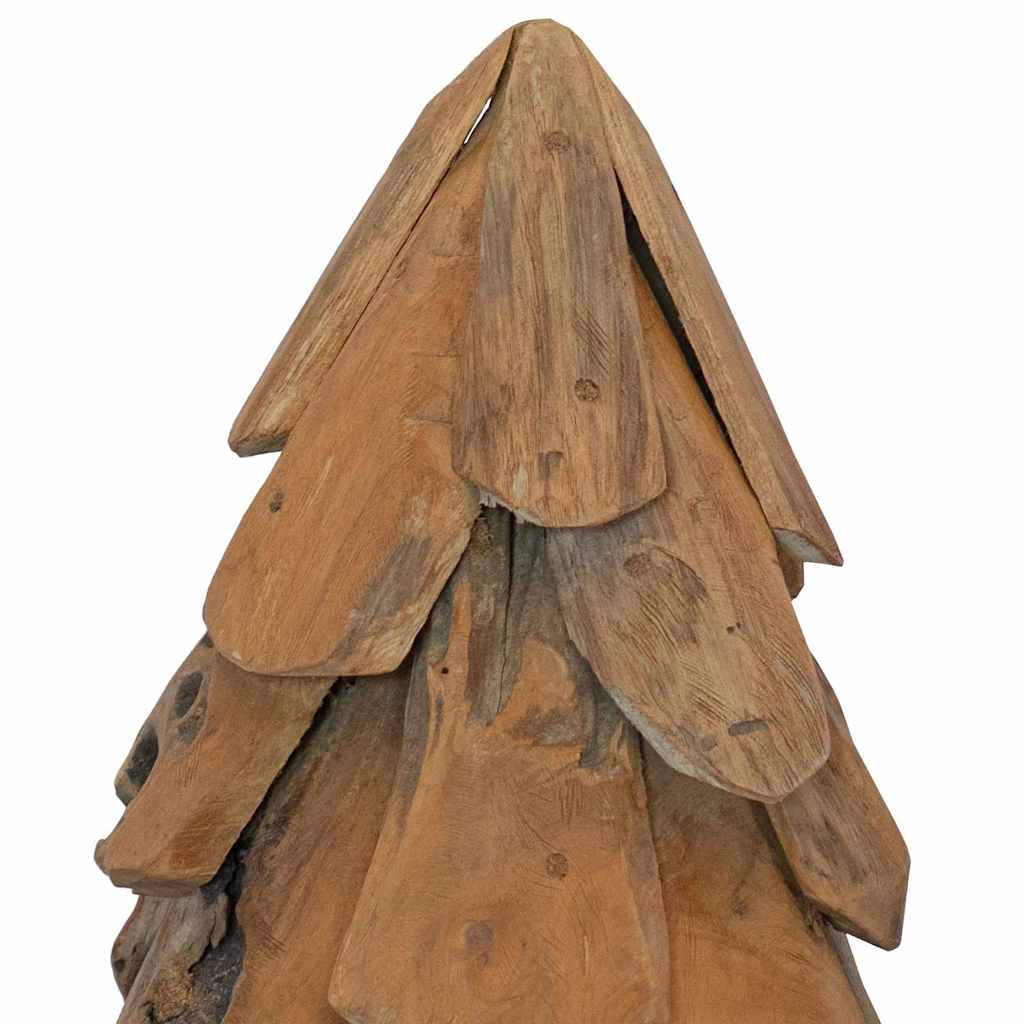 Christmas Tree with Stand Brown 60 cm Solid teak wood
