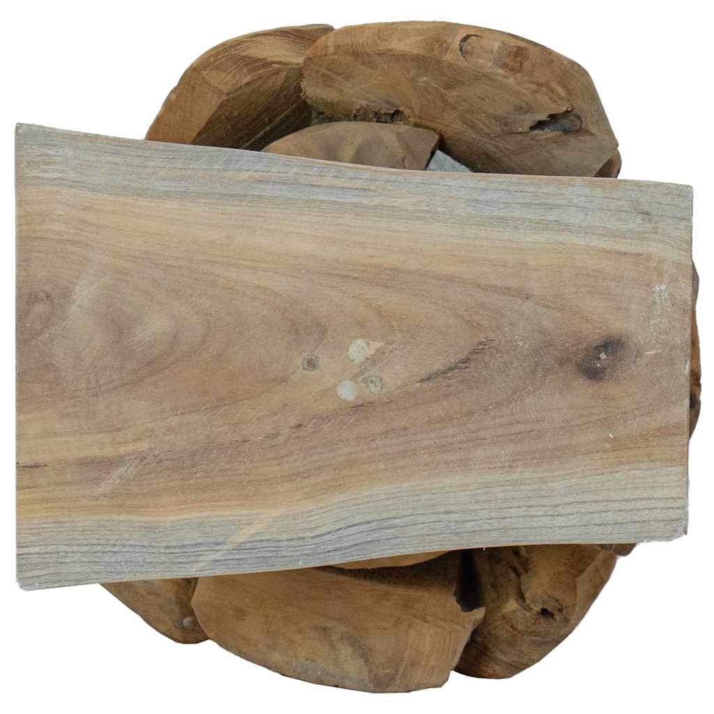 Christmas Tree with Stand Brown 60 cm Solid teak wood