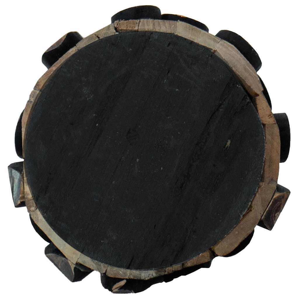 Christmas Tree with Stand Brown 60 cm Solid teak wood