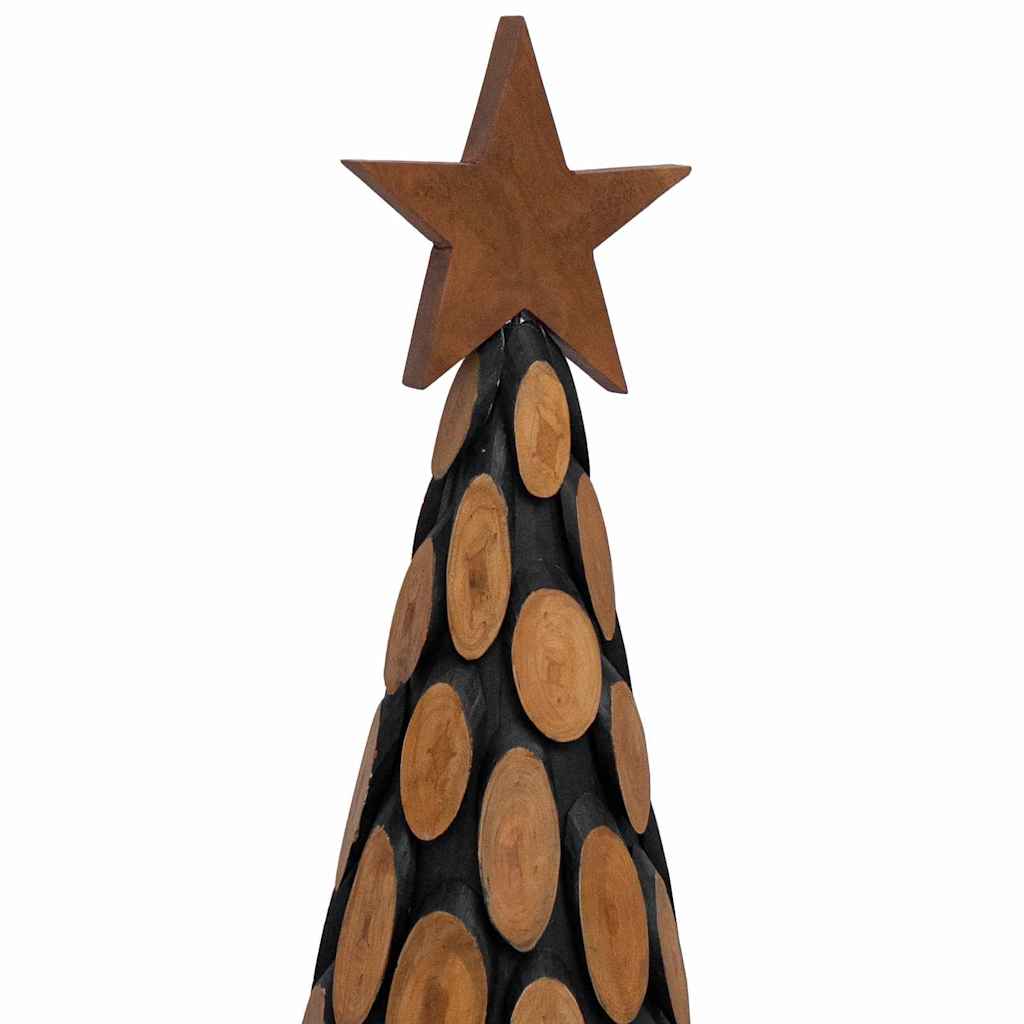 Christmas Tree with Stand Brown 150 cm Solid teak wood