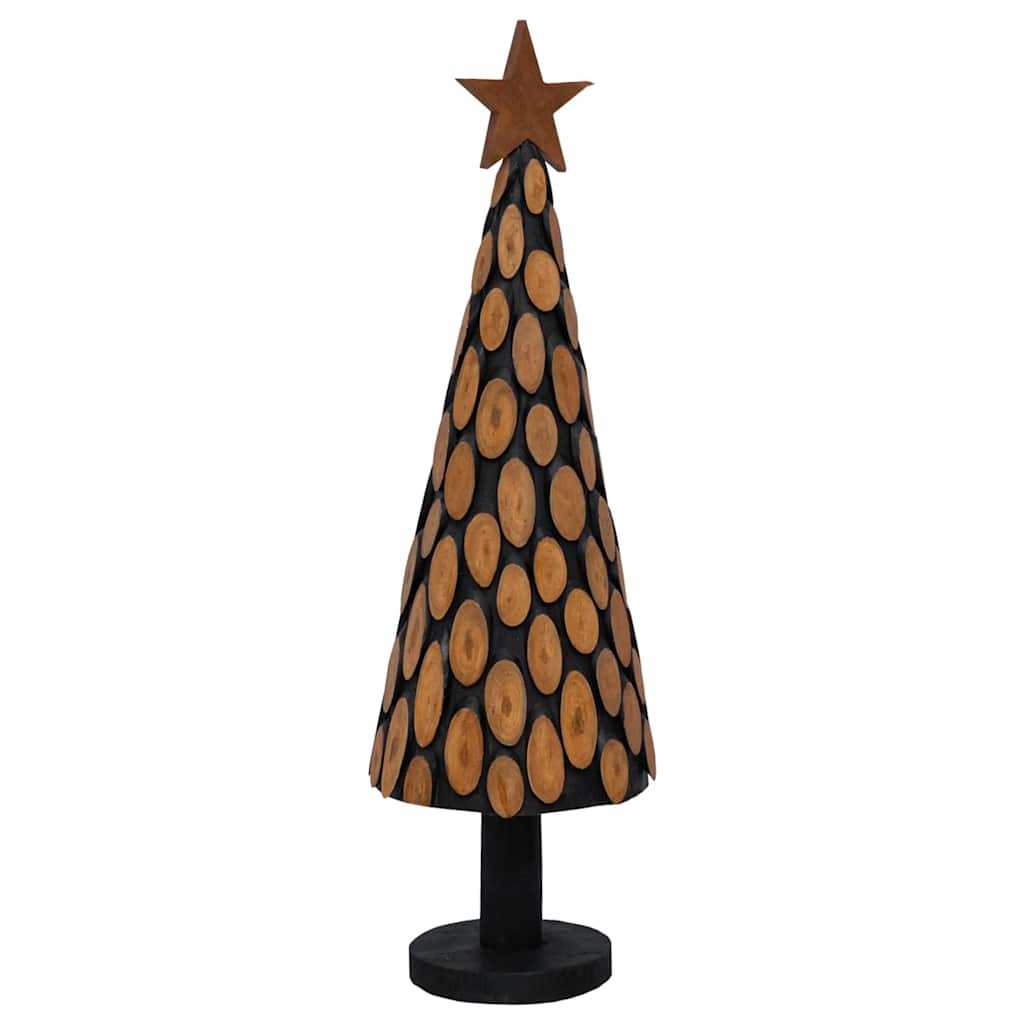 Christmas Tree with Stand Brown 150 cm Solid teak wood