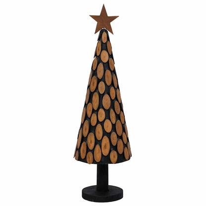 Christmas Tree with Stand Brown 150 cm Solid teak wood
