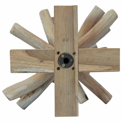 Christmas Tree with Stand Brown 60 cm Solid teak wood