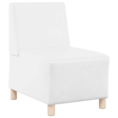 Modular Sofa Unit Armless 2 pcs White 55 x 74 x 82 cm