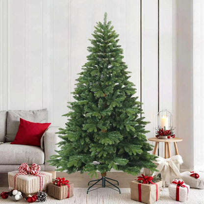 Artificial Hinged Christmas Tree Green 210 cm PVC, PE and steel