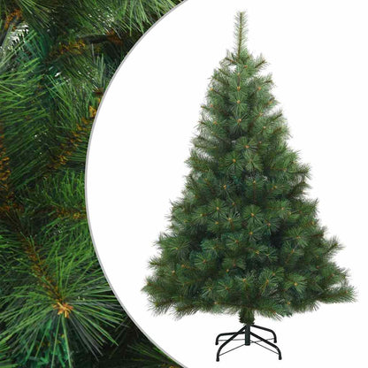 Artificial Hinged Christmas Tree Green 120 cm PVC, steel