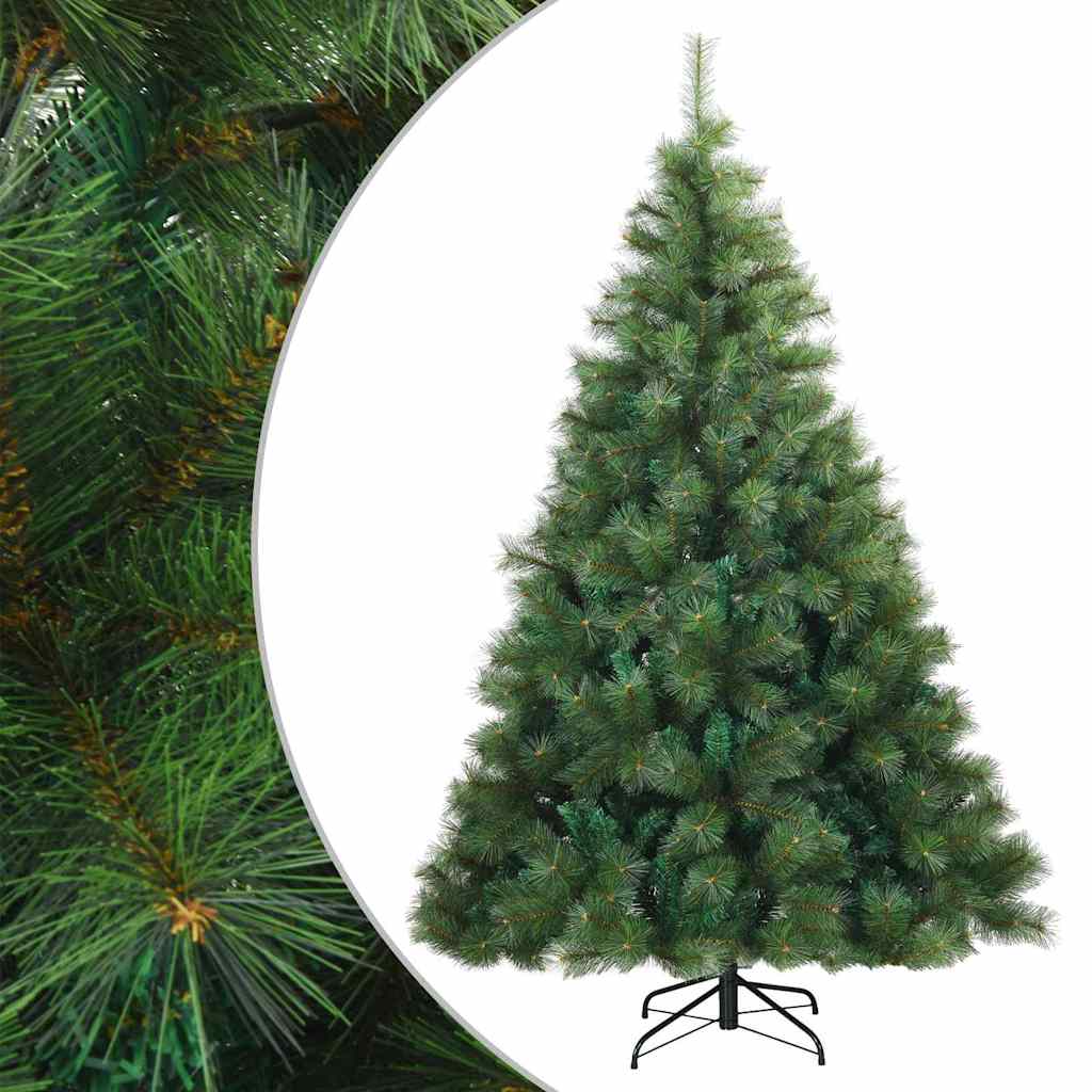Artificial Hinged Christmas Tree Green 180 cm PVC, steel