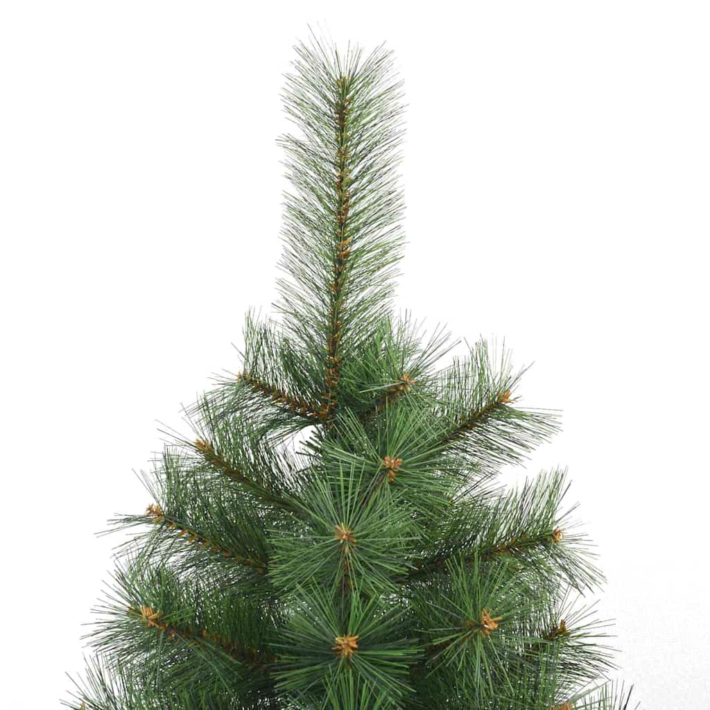 Artificial Hinged Christmas Tree Green 240 cm PVC, steel