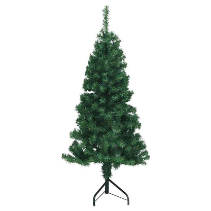 Corner Artificial Christmas Tree Green 150 cm PVC and Metal