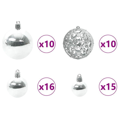 Corner Artificial Christmas Tree Green 180 cm PVC and Metal