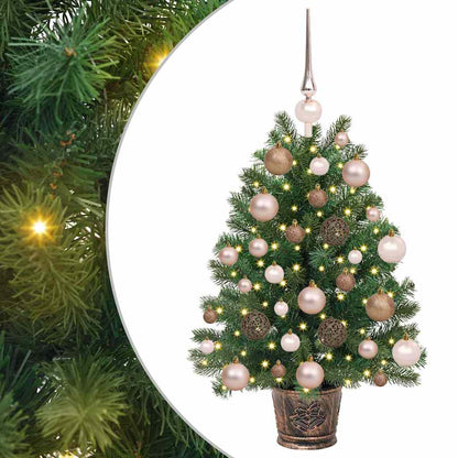 Artificial Christmas Tree with 150 LEDs Green 75 cm PE and PVC