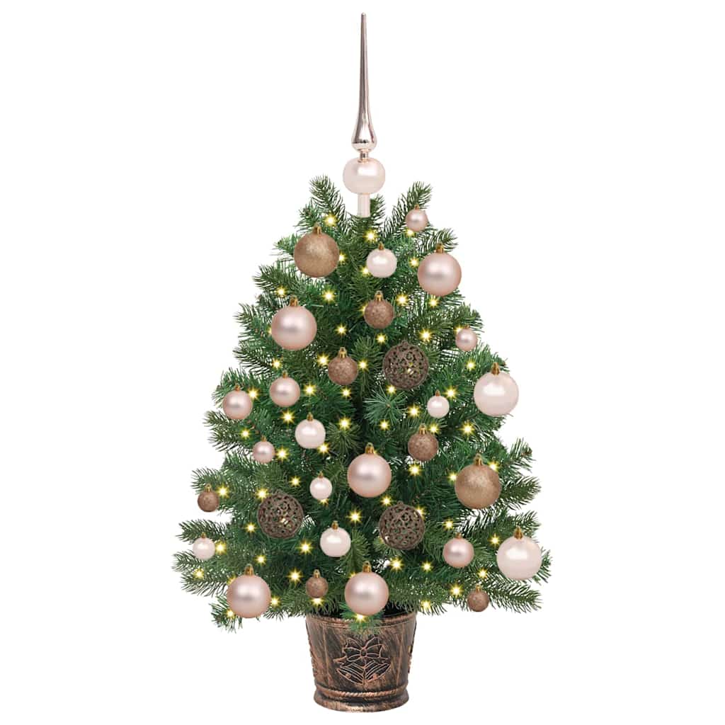Artificial Christmas Tree with 150 LEDs Green 75 cm PE and PVC