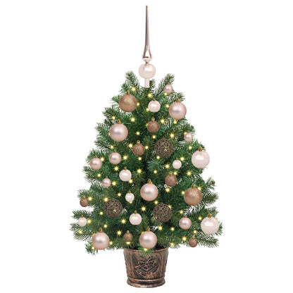 Artificial Christmas Tree with 150 LEDs Green 75 cm PE and PVC