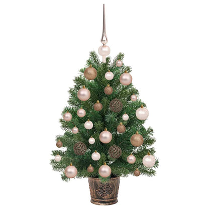 Artificial Christmas Tree with 150 LEDs Green 75 cm PE and PVC