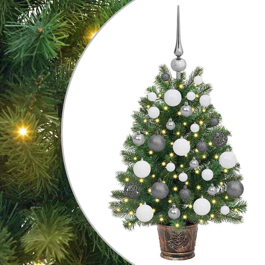 Artificial Christmas Tree with 150 LEDs Green 75 cm PE and PVC