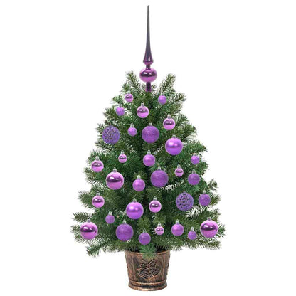 Artificial Christmas Tree with 150 LEDs Green 75 cm PE and PVC