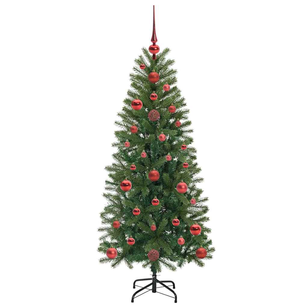 Artificial Christmas Tree with 150 LEDs Green 120 cm PE and PVC