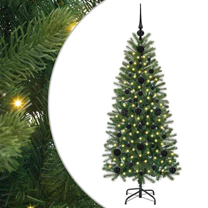 Artificial Christmas Tree with 150 LEDs Green 120 cm PE and PVC