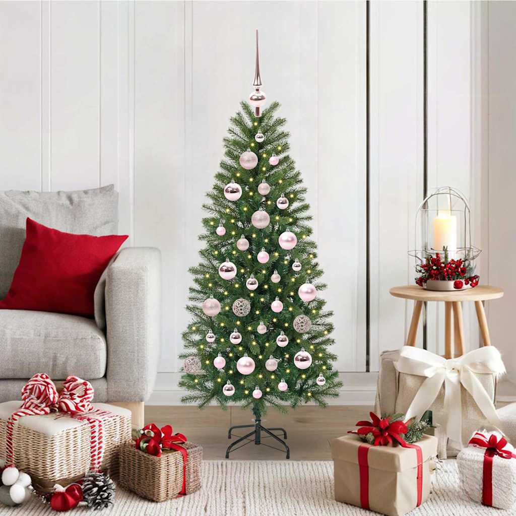 Artificial Christmas Tree with 150 LEDs Green 120 cm PE and PVC