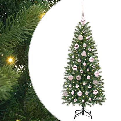 Artificial Christmas Tree with 150 LEDs Green 120 cm PE and PVC