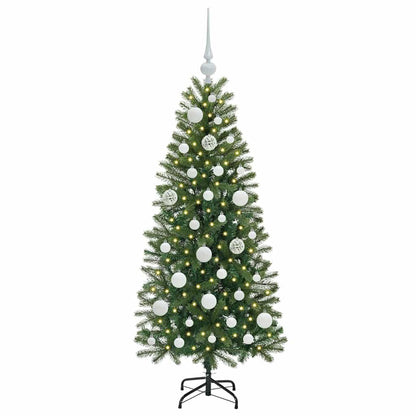 Artificial Christmas Tree with 150 LEDs Green 120 cm PE and PVC