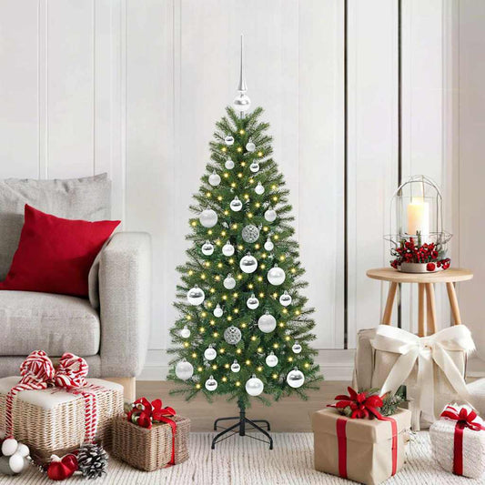 Artificial Christmas Tree with 150 LEDs Green 120 cm PE and PVC