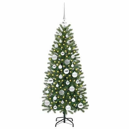 Artificial Christmas Tree with 150 LEDs Green 120 cm PE and PVC