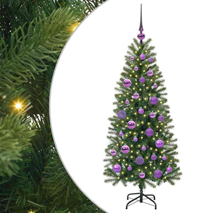 Artificial Christmas Tree with 150 LEDs Green 120 cm PE and PVC
