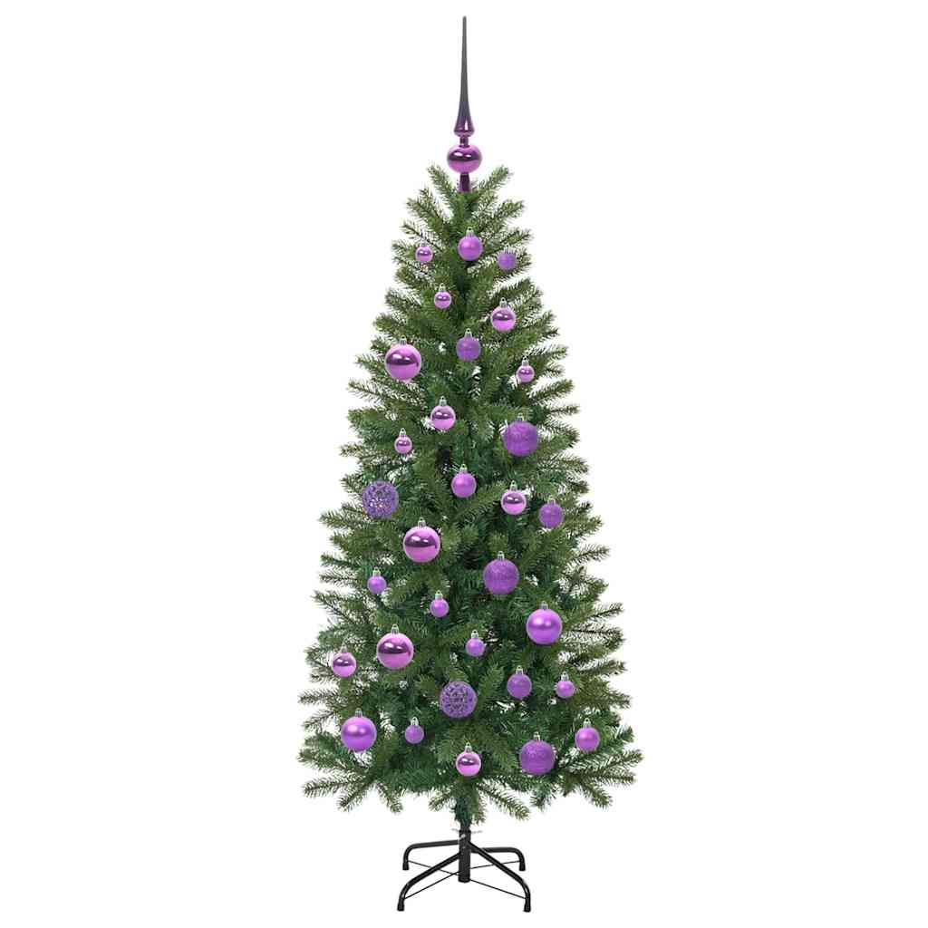 Artificial Christmas Tree with 150 LEDs Green 120 cm PE and PVC
