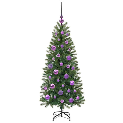 Artificial Christmas Tree with 150 LEDs Green 120 cm PE and PVC