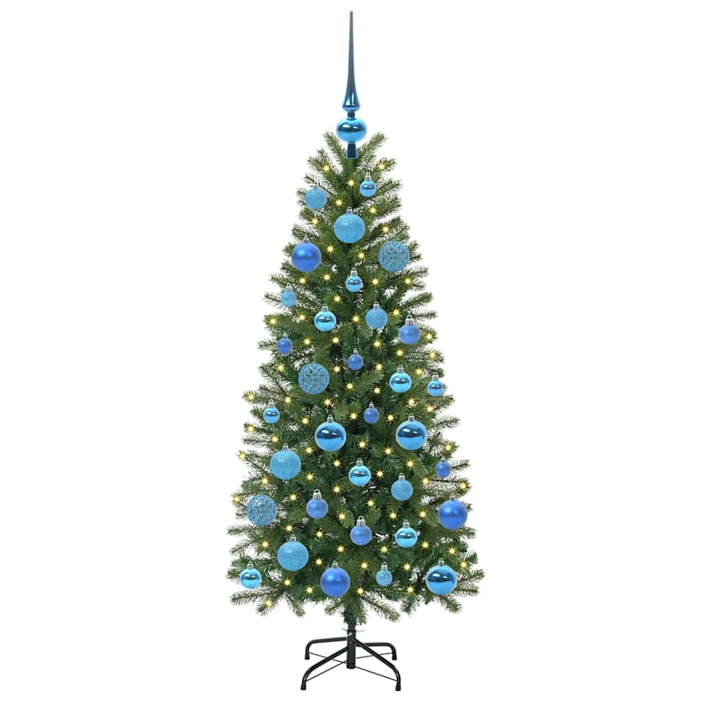 Artificial Christmas Tree with 150 LEDs Green 120 cm PE and PVC