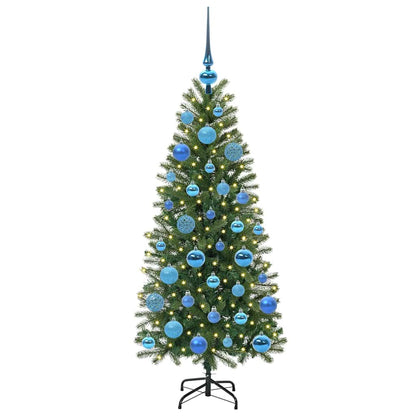 Artificial Christmas Tree with 150 LEDs Green 120 cm PE and PVC