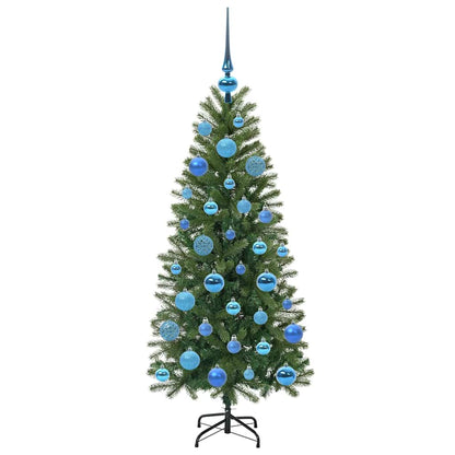Artificial Christmas Tree with 150 LEDs Green 120 cm PE and PVC