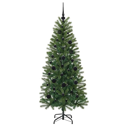 Artificial Christmas Tree with 150 LEDs Green 150 cm PE and PVC
