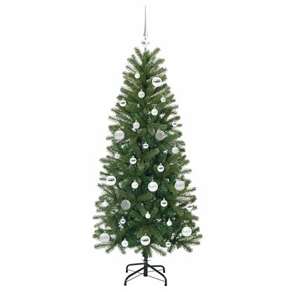Artificial Christmas Tree with 150 LEDs Green 150 cm PE and PVC