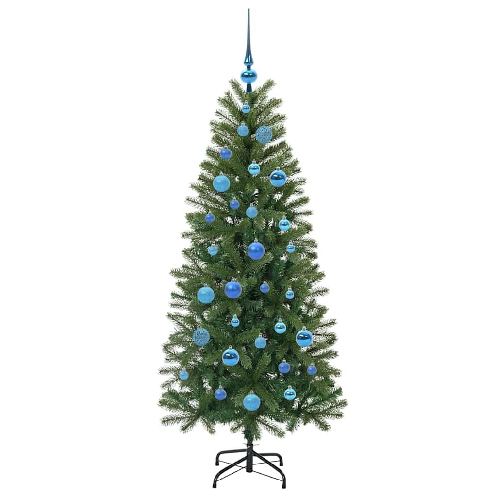 Artificial Christmas Tree with 150 LEDs Green 150 cm PE and PVC