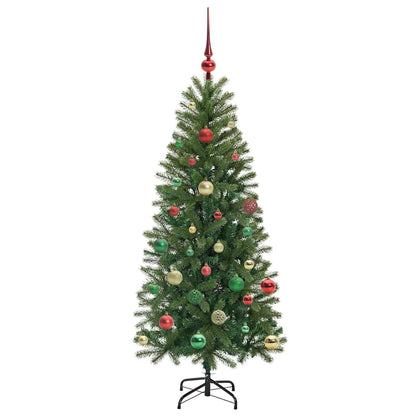 Artificial Christmas Tree with 150 LEDs Green 150 cm PE and PVC