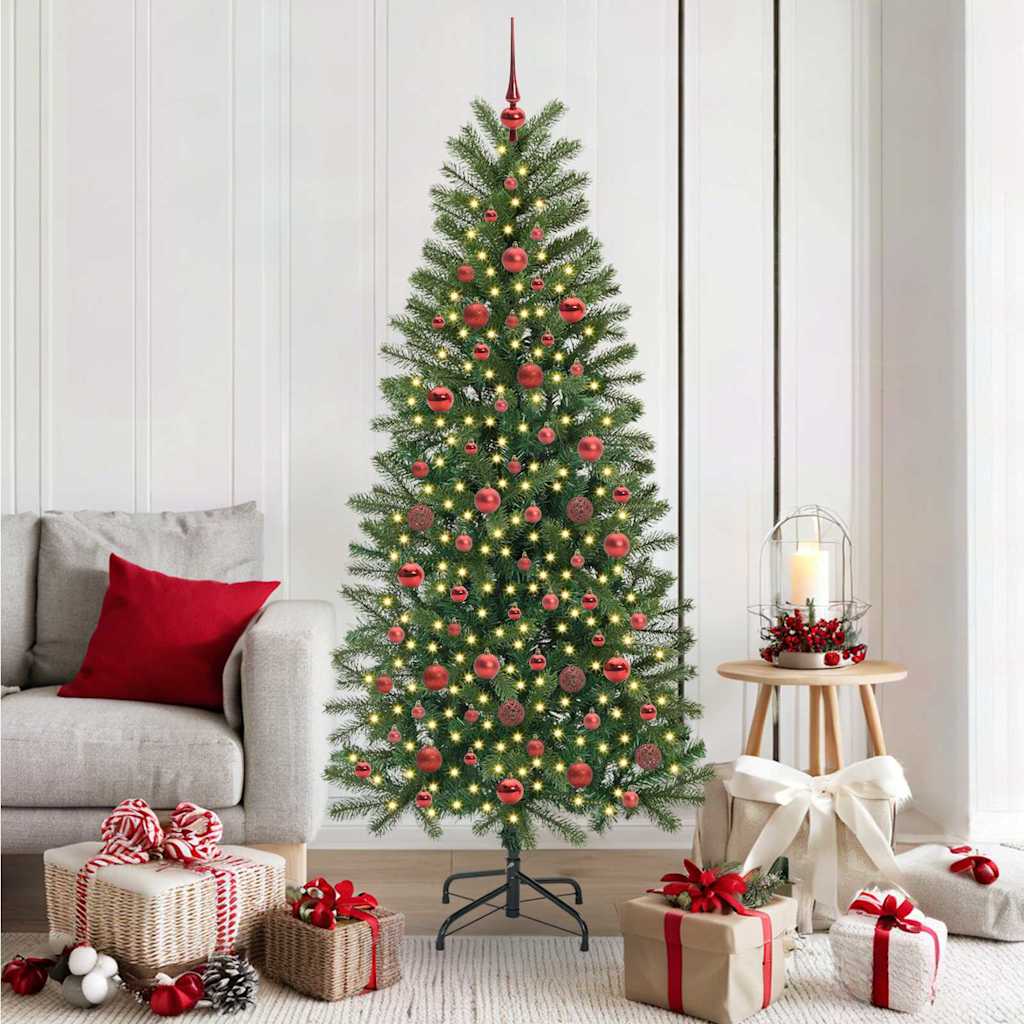 Artificial Christmas Tree Green 180 cm PE and PVC