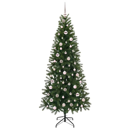 Artificial Christmas Tree with 300 LEDs Green 210 cm PE and PVC
