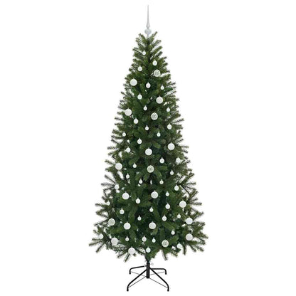 Artificial Christmas Tree with 300 LEDs Green 210 cm PE and PVC