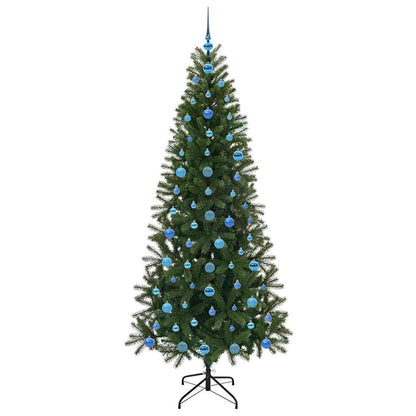 Artificial Christmas Tree with 300 LEDs Green 210 cm PE and PVC
