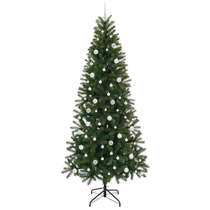 Artificial Christmas Tree with 300 LEDs Green 240 cm PE and PVC
