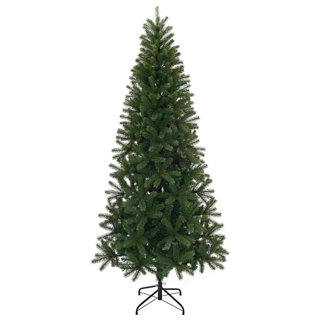 Artificial Christmas Tree with 300 LEDs Green 240 cm PE and PVC